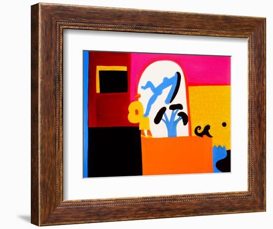 The yes, yes, no rule, 1997, (oil on linen)-Cristina Rodriguez-Framed Giclee Print