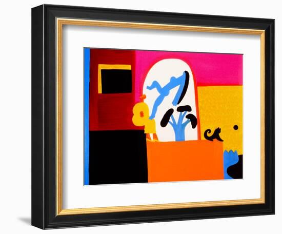 The yes, yes, no rule, 1997, (oil on linen)-Cristina Rodriguez-Framed Giclee Print