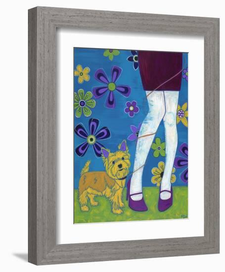 The Yorkie Fandango-Angela Bond-Framed Art Print