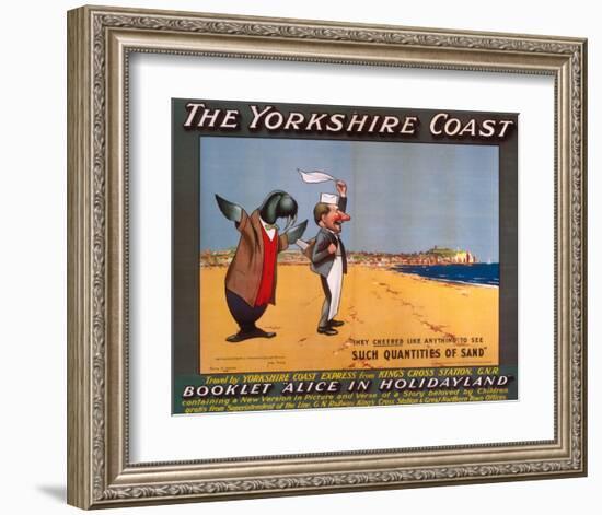 The Yorkshire Coast-null-Framed Art Print