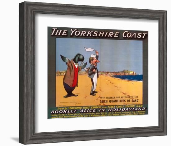 The Yorkshire Coast-null-Framed Art Print