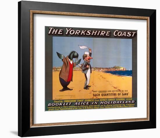 The Yorkshire Coast-null-Framed Art Print