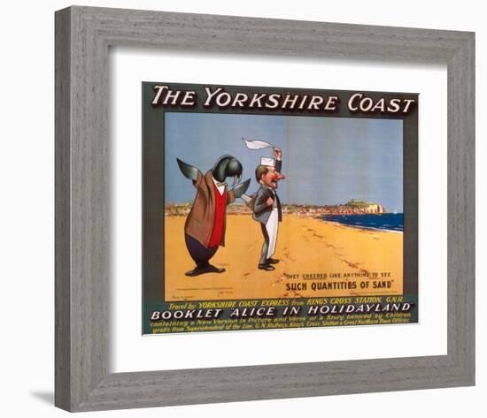 The Yorkshire Coast-null-Framed Art Print