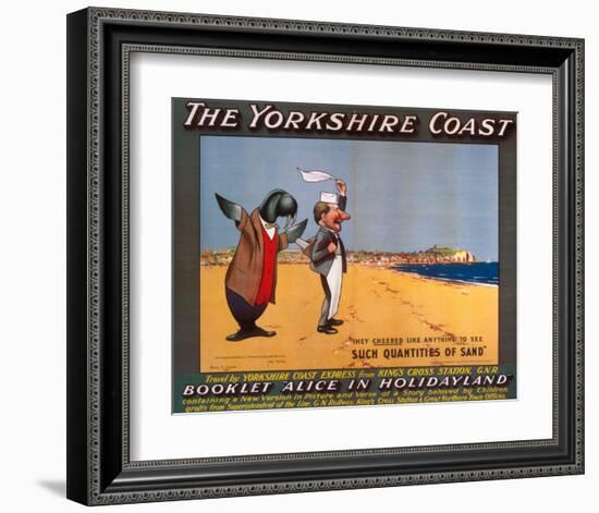 The Yorkshire Coast-null-Framed Art Print