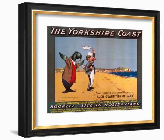 The Yorkshire Coast-null-Framed Art Print