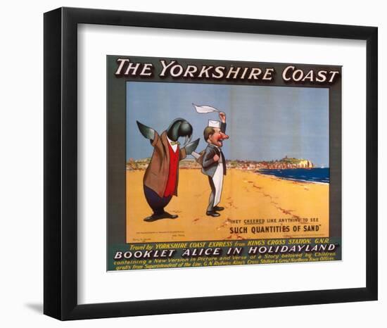 The Yorkshire Coast-null-Framed Art Print