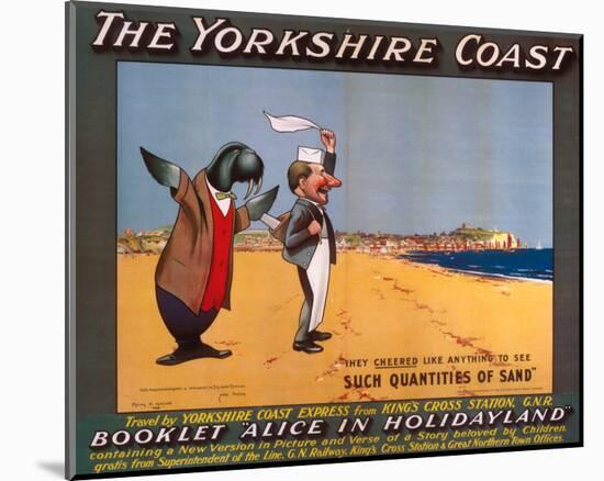 The Yorkshire Coast-null-Mounted Art Print