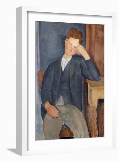 The Young Apprentice, 1918-1919-Amedeo Modigliani-Framed Giclee Print