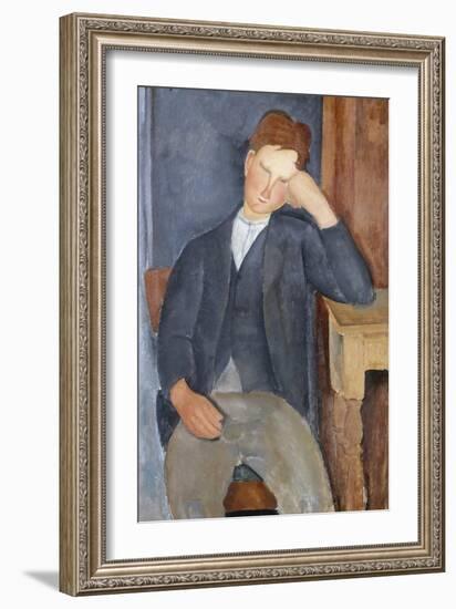 The Young Apprentice-Amedeo Modigliani-Framed Giclee Print