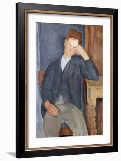 The Young Apprentice-Amedeo Modigliani-Framed Giclee Print