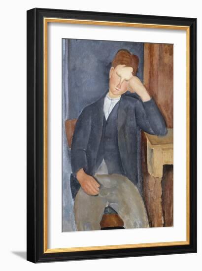 The Young Apprentice-Amedeo Modigliani-Framed Giclee Print