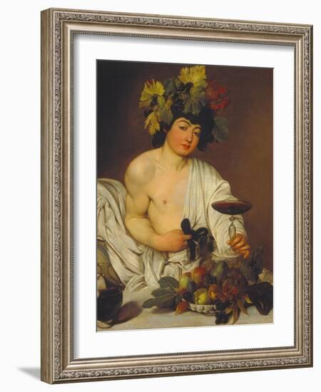 The Young Bacchus-Caravaggio-Framed Giclee Print