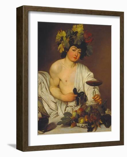 The Young Bacchus-Caravaggio-Framed Giclee Print