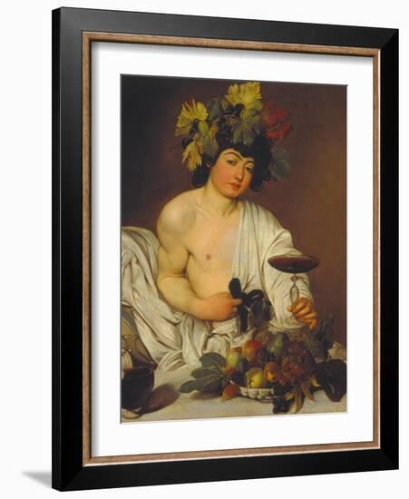 The Young Bacchus-Caravaggio-Framed Giclee Print