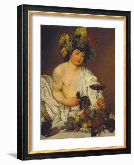 The Young Bacchus-Caravaggio-Framed Giclee Print