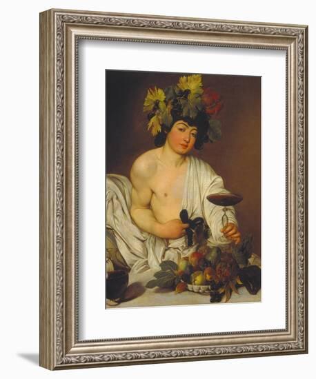 The Young Bacchus-Caravaggio-Framed Giclee Print