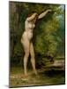 The Young Bather, 1866-Gustave Courbet-Mounted Giclee Print