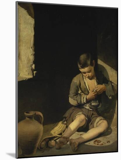 The Young Beggar, 1645-50-Bartolomé Estéban Murillo-Mounted Giclee Print