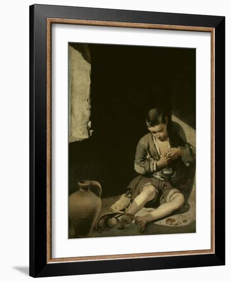 The Young Beggar-Bartolome Esteban Murillo-Framed Giclee Print