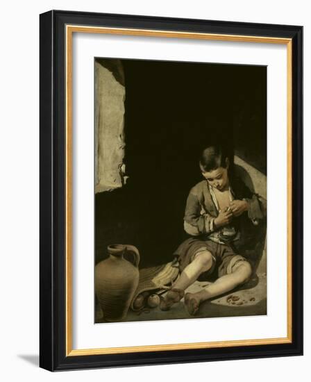 The Young Beggar-Bartolome Esteban Murillo-Framed Giclee Print