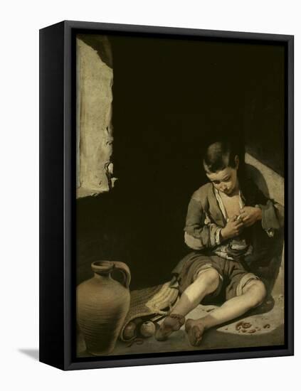 The Young Beggar-Bartolome Esteban Murillo-Framed Premier Image Canvas