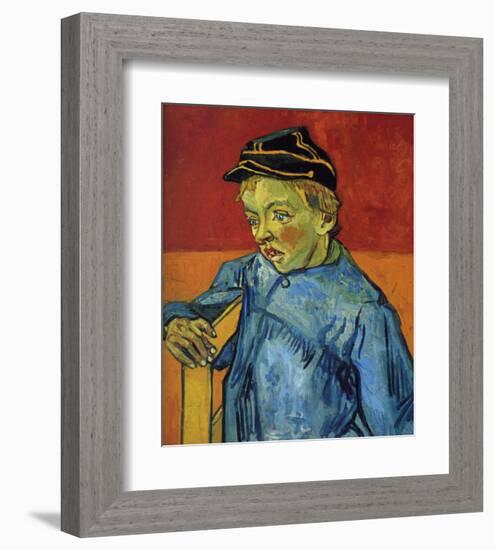 The Young Boy, Camille Roulin-Vincent van Gogh-Framed Art Print