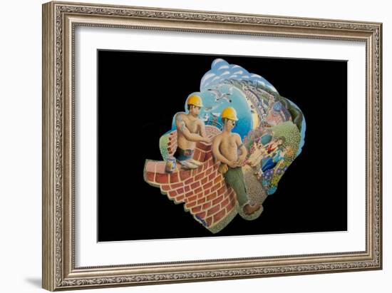 The Young Builder, 2010-Tony Todd-Framed Giclee Print