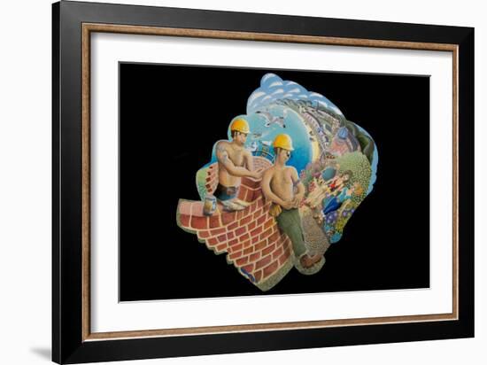The Young Builder, 2010-Tony Todd-Framed Giclee Print