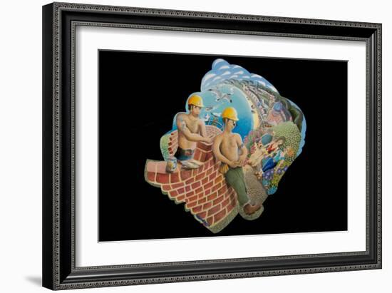 The Young Builder, 2010-Tony Todd-Framed Giclee Print