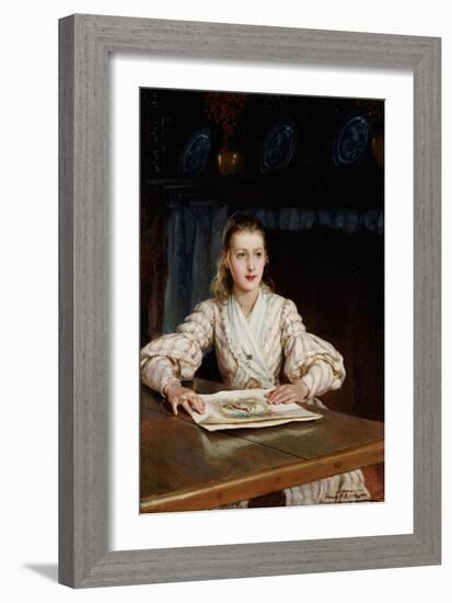 The Young Collector, 1889-John Brett-Framed Giclee Print