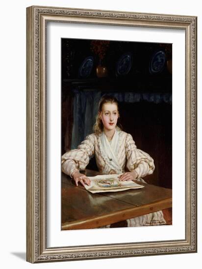 The Young Collector, 1889-John Brett-Framed Giclee Print