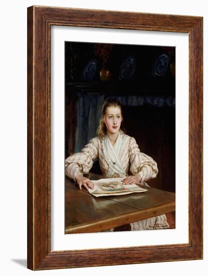 The Young Collector, 1889-John Brett-Framed Giclee Print