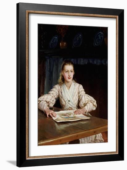 The Young Collector, 1889-John Brett-Framed Giclee Print