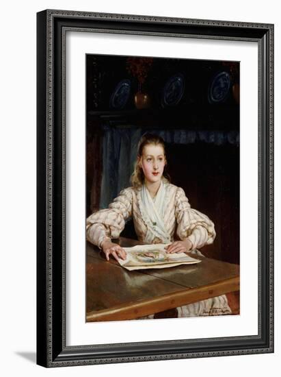 The Young Collector, 1889-John Brett-Framed Giclee Print