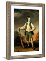 The Young Cricketer - Portrait of Lewis Cage, 1768-Francis Cotes-Framed Giclee Print