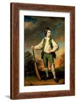The Young Cricketer - Portrait of Lewis Cage, 1768-Francis Cotes-Framed Giclee Print