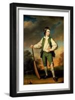 The Young Cricketer - Portrait of Lewis Cage, 1768-Francis Cotes-Framed Giclee Print
