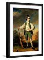 The Young Cricketer - Portrait of Lewis Cage, 1768-Francis Cotes-Framed Giclee Print