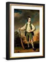 The Young Cricketer - Portrait of Lewis Cage, 1768-Francis Cotes-Framed Giclee Print