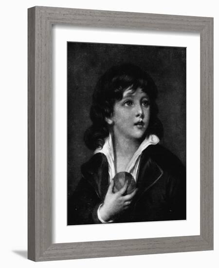 'The Young Dauphin', c1775, (1917)-Jean-Baptiste Greuze-Framed Giclee Print