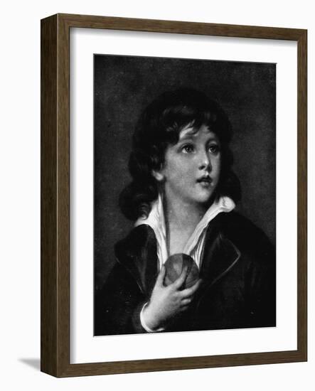 'The Young Dauphin', c1775, (1917)-Jean-Baptiste Greuze-Framed Giclee Print