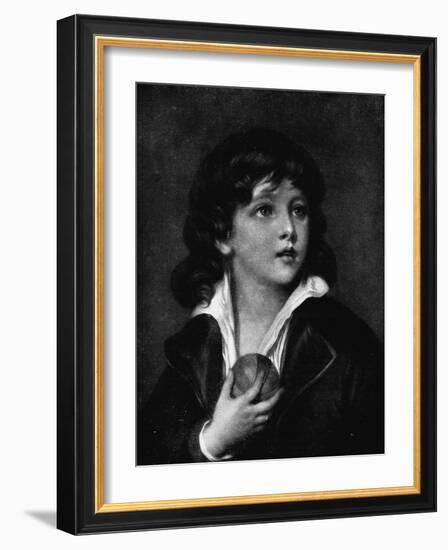 'The Young Dauphin', c1775, (1917)-Jean-Baptiste Greuze-Framed Giclee Print