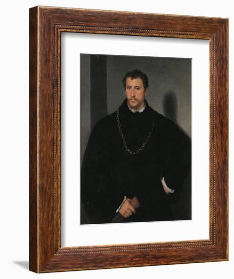 The Young Englishman-Titian (Tiziano Vecelli)-Framed Giclee Print