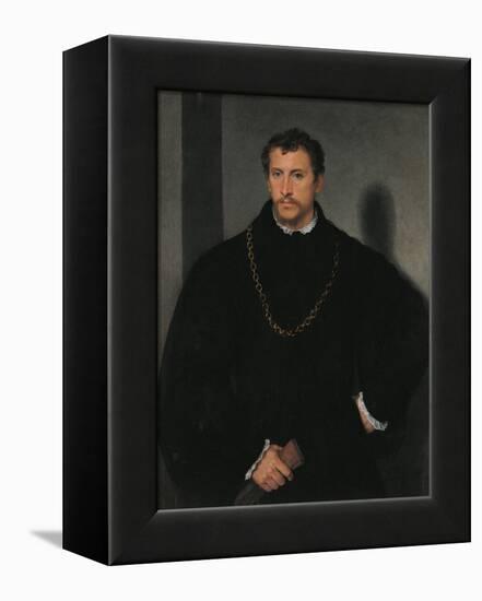 The Young Englishman-Titian (Tiziano Vecelli)-Framed Premier Image Canvas