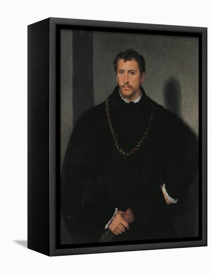 The Young Englishman-Titian (Tiziano Vecelli)-Framed Premier Image Canvas