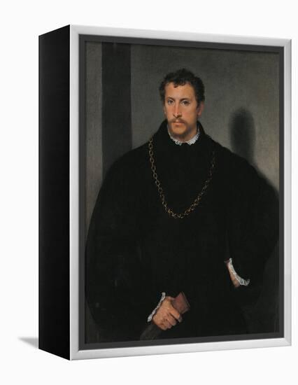 The Young Englishman-Titian (Tiziano Vecelli)-Framed Premier Image Canvas