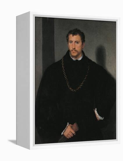 The Young Englishman-Titian (Tiziano Vecelli)-Framed Premier Image Canvas