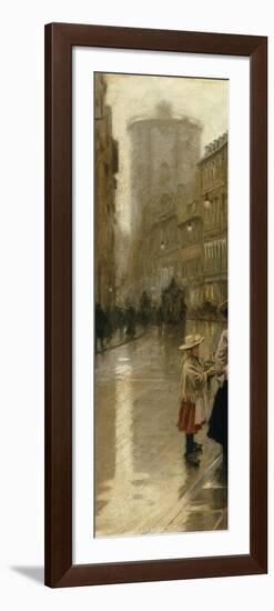 The Young Flower Vendor-Paul Fischer-Framed Giclee Print