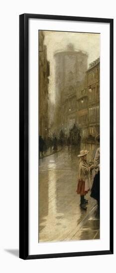 The Young Flower Vendor-Paul Fischer-Framed Giclee Print