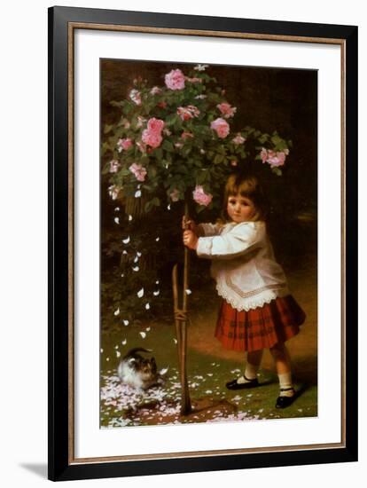 The Young Gardener-James Hayllar-Framed Art Print